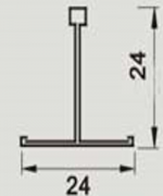 Cross T 24 x 24