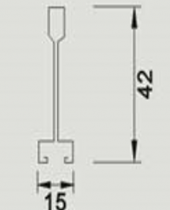 T bar 42 x 15